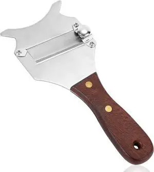 Truffle Slicer Shaver, Stainless Steel Adjustable Thickness Truffle Grater with Wooden Handle & Hang Hole Multi-Purpose Kitchen Tool for Chocolate Garlic Cheese Mushrooms Truffle Slicer Shaver, Stainless Steel Adjustable Thickness Truffle Grater with Wooden Handle & Hang Hole Multi-Purpose Kitchen Tool for Chocolate Garlic Cheese Mushrooms