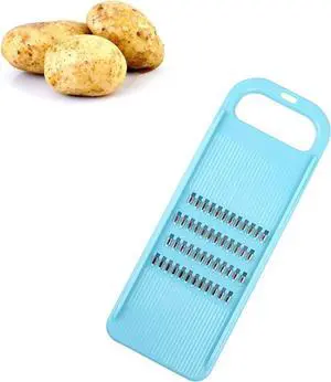 Vegetable Slicer and Chopper, Stainless Steel Mandoline Food Slicer for Kitchen, Handheld Carrot/Cucumber Grater Slicer Shredder Tool Julienne Slicer with Hanging Hole for Cabbage, Onion Vegetable Slicer and Chopper, Stainless Steel Mandoline Food Slicer for Kitchen, Handheld Carrot/Cucumber Grater Slicer Shredder Tool Julienne Slicer with Hanging Hole for Cabbage, Onion