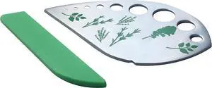 Herb Stripper Stainless Steel Kitchen Herb Leaf Stripping Tool Kitchen Gadgets for Kale, Chard, Collard Greens, Thyme, Basil, Cilantro Tool (9 holes) Herb Stripper Stainless Steel Kitchen Herb Leaf Stripping Tool Kitchen Gadgets for Kale, Chard, Collard Greens, Thyme, Basil, Cilantro Tool (9 holes)