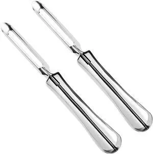 2PCS Stainless Steel Vegetable & Potato Peeler Sharp Blade Dual Handed 2PCS Stainless Steel Vegetable & Potato Peeler Sharp Blade Dual Handed