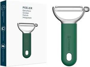 KITCHENDAO Swivel Vegetable Potato Peeler for Kitchen, Japanese Stainless Steel Sharp Blade, Heavy Duty Die-cast Construction Y Peeler, Built-in Eye Remover, Soft-touch Handle, Dishwasher Safe, Green KITCHENDAO Swivel Vegetable Potato Peeler for Kitchen, Japanese Stainless Steel Sharp Blade, Heavy Duty Die-cast Construction Y Peeler, Built-in Eye Remover, Soft-touch Handle, Dishwasher Safe, Green