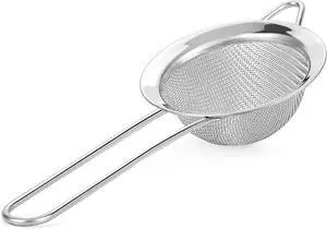 Fine Mesh Strainer - 2.8 Inch Round Sieve - Tea Strainers for Loose Tea, Coffee Strainer, Food Strainer, Juice Strainer, and Much More! Fine Mesh Strainer - 2.8 Inch Round Sieve - Tea Strainers for Loose Tea, Coffee Strainer, Food Strainer, Juice Strainer, and Much More!