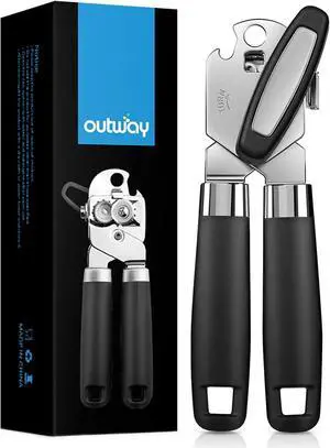 Can Opener,Professional 3-In-1 Multifunctional Manual Can Openers Bottle Opener,Kitchen Durable Stainless Steel Heavy Duty Can Opener Smooth Edge for Kitchen Seniors Friendly Can Opener,Professional 3-In-1 Multifunctional Manual Can Openers Bottle Opener,Kitchen Durable Stainless Steel Heavy Duty Can Opener Smooth Edge for Kitchen Seniors Friendly