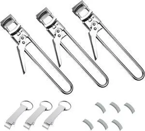 3-Pack Adjustable Stainless Steel Jar Opener - Multifunctional Jar Opener for Weak Hands, Seniors with Arthritis - Includes Keychain Opener - Opens Jars, Bottles, Containers EasilyKitchen Accessories 3-Pack Adjustable Stainless Steel Jar Opener - Multifunctional Jar Opener for Weak Hands, Seniors with Arthritis - Includes Keychain Opener - Opens Jars, Bottles, Containers EasilyKitchen Accessories