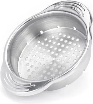 Tuna Can Strainer Press, Stainless Steel Food-Grade Tuna Can Colander with Lower Side Holes for Regular-Size and Wide-Necked Tunas 1-Pack Tuna Can Strainer Press, Stainless Steel Food-Grade Tuna Can Colander with Lower Side Holes for Regular-Size and Wide-Necked Tunas 1-Pack