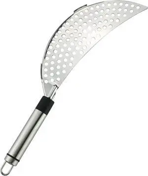 Tegg Crescent Pot Strainer Stainless Steel Grease Pasta Strainer Insert Drainer with Handheld for Different Pot Pan Kitchen Tool Tegg Crescent Pot Strainer Stainless Steel Grease Pasta Strainer Insert Drainer with Handheld for Different Pot Pan Kitchen Tool