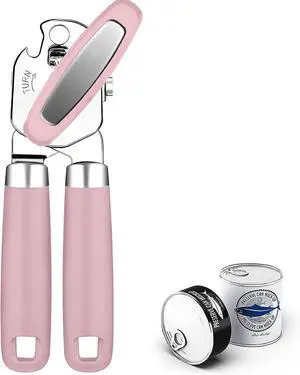 Can Opener,Professional 3-In-1 Multifunctional Manual Can Openers Bottle Opener,Kitchen Durable Stainless Steel Heavy Duty Can Opener Smooth Edge for Kitchen Seniors Friendly Can Opener,Professional 3-In-1 Multifunctional Manual Can Openers Bottle Opener,Kitchen Durable Stainless Steel Heavy Duty Can Opener Smooth Edge for Kitchen Seniors Friendly