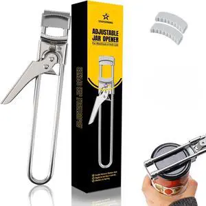 Adjustable Jar Opener for Weak Hands Max.4-Inch Lids Adjustable Jar Opener for Weak Hands Max.4-Inch Lids