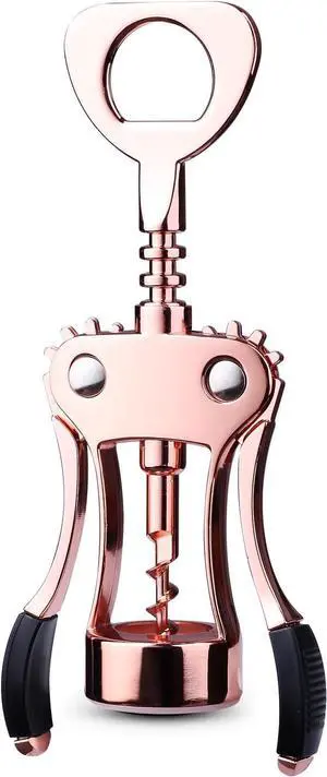 Wine Opener, Zinc Alloy Premium Wing Corkscrew with Multifunctional Bottles Opener, Sharp Wine Corkscrew with Ergonomic Non-Slip Wing Handle, Upgrade Wine Opener, Zinc Alloy Premium Wing Corkscrew with Multifunctional Bottles Opener, Sharp Wine Corkscrew with Ergonomic Non-Slip Wing Handle, Upgrade