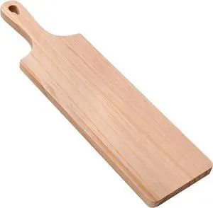 LorisArm Small Rubber Wood Cutting Board with handle, 16" X 4.5" Long Wooden Charcuterie Board for Bread, Meat, Fruits, Cheese Serving. LorisArm Small Rubber Wood Cutting Board with handle, 16" X 4.5" Long Wooden Charcuterie Board for Bread, Meat, Fruits, Cheese Serving.