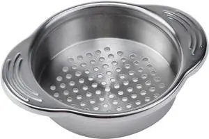 Antrader 4.5inch Stainless Steel Strainer for Straining, Draining & Rinsing Antrader 4.5inch Stainless Steel Strainer for Straining, Draining & Rinsing