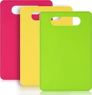 Luckyiren Plastic Cutting Board Set, 3 Pack Small Boards, Dishwasher Safe Luckyiren Plastic Cutting Board Set, 3 Pack Small Boards, Dishwasher Safe