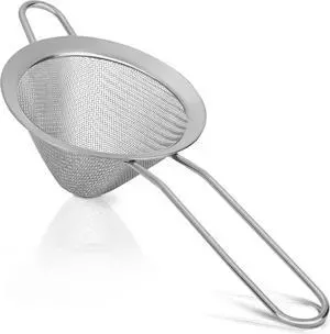 Fine Mesh Strainers Reinforced Anti-Break Handle Drink Tea Strainer Sliver Fine Mesh Strainers Reinforced Anti-Break Handle Drink Tea Strainer Sliver