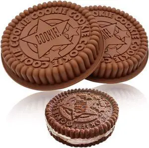 2 Pcs 7.4" Silicone Round Cake Pan for Baking, Food Grade 2 Pcs 7.4" Silicone Round Cake Pan for Baking, Food Grade