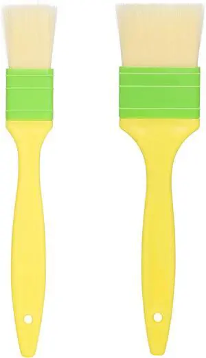 Pastry Brushes Basting Brush for Cooking Spreading butter, oil, or egg wash,Cooking Baking BBQ Oil Brush (2, 1in, 2in) Pastry Brushes Basting Brush for Cooking Spreading butter, oil, or egg wash,Cooking Baking BBQ Oil Brush (2, 1in, 2in)