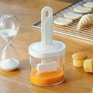 1 Piece Oil Bottles with Brush Kitchen Oil Bottle Brush Sauce Bottle Brush Barbecue Brush(White) 1 Piece Oil Bottles with Brush Kitchen Oil Bottle Brush Sauce Bottle Brush Barbecue Brush(White)