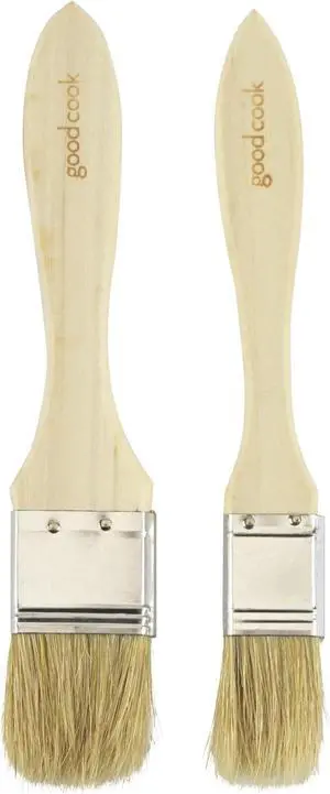 GoodCook Everyday Basting Brushes 2-Pack, Natural Wood GoodCook Everyday Basting Brushes 2-Pack, Natural Wood