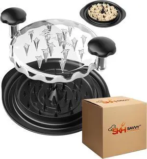Chicken Shredder Tool Twist, Large Manual Meat Grinder Machine for Chicken & Beef, Strong Anti-Slip Base, Ergonomic Handle, BPA Free, Dishwasher-Safe (Black) Chicken Shredder Tool Twist, Large Manual Meat Grinder Machine for Chicken & Beef, Strong Anti-Slip Base, Ergonomic Handle, BPA Free, Dishwasher-Safe (Black)