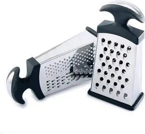 Norpro Mini Grip-EZ Slim Grater with 3 Surfaces, Silver Norpro Mini Grip-EZ Slim Grater with 3 Surfaces, Silver