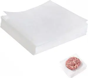 100Pcs 6" x 6" Unbleached Parchment Paper, Burger Patty Paper, Non-Stick Squares Wax Paper Sheets for Seperating Patty, Cookies, Baking, Wrapping Candies 100Pcs 6" x 6" Unbleached Parchment Paper, Burger Patty Paper, Non-Stick Squares Wax Paper Sheets for Seperating Patty, Cookies, Baking, Wrapping Candies