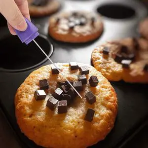 Stainless Steel Cake Testing Needle with Cover, Baking Tester Probe Stick, Kitchen Skewer Pin Stainless Steel Cake Testing Needle with Cover, Baking Tester Probe Stick, Kitchen Skewer Pin