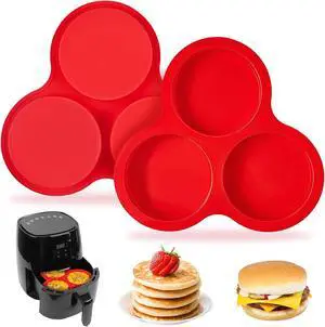 Puyeipt Air Fryer Muffin Top Pans, 2 Pack, 6 Cups Puyeipt Air Fryer Muffin Top Pans, 2 Pack, 6 Cups