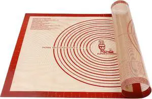 Non-slip Silicone Pastry Mat Extra Large Measurements 28''x 20'' Baking Mat Non-slip Silicone Pastry Mat Extra Large Measurements 28''x 20'' Baking Mat