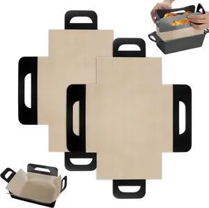 Upgraded Loaf Pan Liners with 4 Handles, 2 PCS Reusable Silicone Bread Sling, Bread Sourdough Baking Mat Non-Stick & Easy to Clean, Best Fits 9x5" or 1.5lb Loaf Pans, Black Upgraded Loaf Pan Liners with 4 Handles, 2 PCS Reusable Silicone Bread Sling, Bread Sourdough Baking Mat Non-Stick & Easy to Clean, Best Fits 9x5" or 1.5lb Loaf Pans, Black