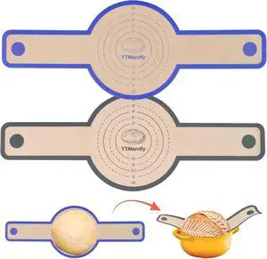 2-Pack Silicone Bread Sling Mats with Long handles,Non-Stick Silicone Bread Baking Mat,Reusable Baking Sling to Transfer Sourdough Bread,Dutch Oven Liners Baking Supplies Bread Mat (Blue,Grey) 2-Pack Silicone Bread Sling Mats with Long handles,Non-Stick Silicone Bread Baking Mat,Reusable Baking Sling to Transfer Sourdough Bread,Dutch Oven Liners Baking Supplies Bread Mat (Blue,Grey)