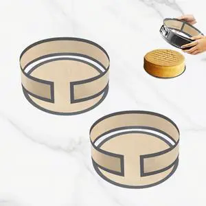 2 Pack Silicone Baking Mat for Springform Pan 9 inch, Prevent Cake from Sticking to Bottom and Side, Cheesecake Pans Protector Mat,Easy Clean & Non Sick 2 Pack Silicone Baking Mat for Springform Pan 9 inch, Prevent Cake from Sticking to Bottom and Side, Cheesecake Pans Protector Mat,Easy Clean & Non Sick