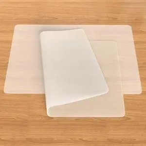 NiHome Silicone Mat 2 Pack, 15.7x11.8" Heat Resistant Countertop Protector NiHome Silicone Mat 2 Pack, 15.7x11.8" Heat Resistant Countertop Protector