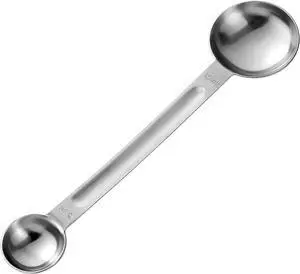 Double Sided Measuring Spoon Stainless Steel Coffee Scoop Teaspoon Measuring Spoon 1 Tsp (5ml) & 1 Tbsp (15ml) Dual-Measure Long-Handle Spoons Coffee Measurings Spoons (Sliver) Double Sided Measuring Spoon Stainless Steel Coffee Scoop Teaspoon Measuring Spoon 1 Tsp (5ml) & 1 Tbsp (15ml) Dual-Measure Long-Handle Spoons Coffee Measurings Spoons (Sliver)