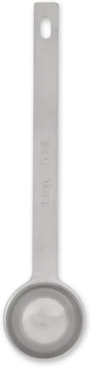 RSVP International Endurance Kitchen Collection Open Stock Measuring Spoon, Stainless Steel, Dishwasher Safe, 1-Teaspoon RSVP International Endurance Kitchen Collection Open Stock Measuring Spoon, Stainless Steel, Dishwasher Safe, 1-Teaspoon