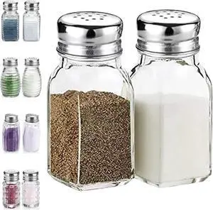 Salt and Pepper Shakers Set,DWTS DANWEITESI Salt Shaker with Stainless Lid-Glass Spice Jars Kitchen Gadgets,Clear to Know When to Fill,Farmhouse Salt Pepper Shakers Cute Kitchen Essentials Decoration Salt and Pepper Shakers Set,DWTS DANWEITESI Salt Shaker with Stainless Lid-Glass Spice Jars Kitchen Gadgets,Clear to Know When to Fill,Farmhouse Salt Pepper Shakers Cute Kitchen Essentials Decoration