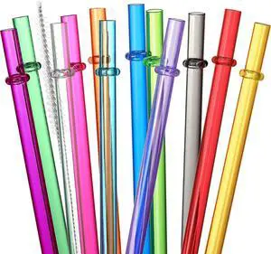24 PCS, Reusable Straws with 4 Brushes, 10.5" Long Tritan Hard Plastic Straws, 12 Colors Translucent Replacement Drinking for 16OZ-32 OZ Tumblers, Cups, Jars, Stanley, YETI, Starbucks, BPA Free 24 PCS, Reusable Straws with 4 Brushes, 10.5" Long Tritan Hard Plastic Straws, 12 Colors Translucent Replacement Drinking for 16OZ-32 OZ Tumblers, Cups, Jars, Stanley, YETI, Starbucks, BPA Free