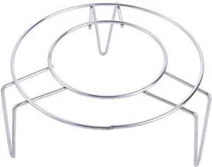 2 Pcs Stainless Steel Steam Rack, 2.3 Inch Tall Heavy Duty Pressure Cooker Trivet Stands, Steaming Pot Pan Cooking Stand 2 Pcs Stainless Steel Steam Rack, 2.3 Inch Tall Heavy Duty Pressure Cooker Trivet Stands, Steaming Pot Pan Cooking Stand