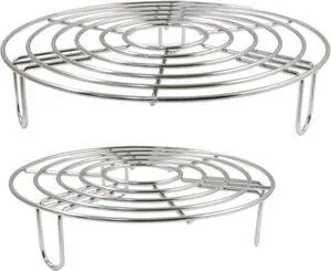 2PCS Round Cooling Racks Stainless Steel 2PCS Round Cooling Racks Stainless Steel