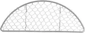 Small Half Round Oil Drain Rack 1 Pack - 7.7 x 3 inches - Stainless steel Small Half Round Oil Drain Rack 1 Pack - 7.7 x 3 inches - Stainless steel