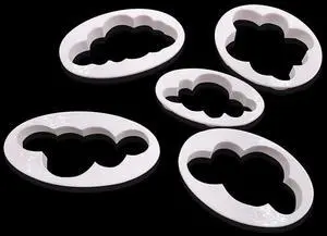 5PCS Different Pattern Plastic Fluffy Cloud Cutters Cookie Cutters Cake Cutters Fondant Cloud Cutters 5PCS Different Pattern Plastic Fluffy Cloud Cutters Cookie Cutters Cake Cutters Fondant Cloud Cutters