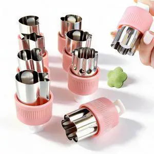 Vegetable Cutters Shapes for Kids 8 PCS Stainless Steel Set Vegetable Cutters Shapes for Kids 8 PCS Stainless Steel Set