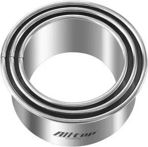 ALLTOP Circle Biscuit Cutter Set Stainless Steel Baking Supplies for Effortless Round Cookie Shaping, Pastry & Fondant Tool CreationPrecise Cut Kitchen Utensil for Sandwich, Scone, Donut -3PC Round ALLTOP Circle Biscuit Cutter Set Stainless Steel Baking Supplies for Effortless Round Cookie Shaping, Pastry & Fondant Tool CreationPrecise Cut Kitchen Utensil for Sandwich, Scone, Donut -3PC Round