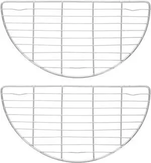 Stainless Steel Half Round Cooling Rack, 2 Pack Stainless Steel Half Round Cooling Rack, 2 Pack