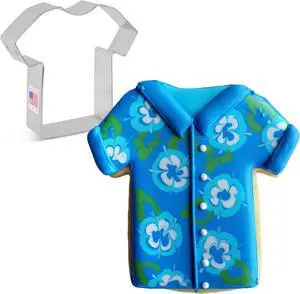 Ann Clark T Shirt Cookie Cutter, 3-1/2" Made in USA Ann Clark T Shirt Cookie Cutter, 3-1/2" Made in USA