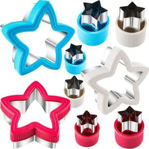 Star Cookie Cutters Set Sandwich Cutters for Kids 9 pieces Shaped Biscuit Fondant Cake Cheese Pastry Molds Christmas Gifts Star Cookie Cutters Set Sandwich Cutters for Kids 9 pieces Shaped Biscuit Fondant Cake Cheese Pastry Molds Christmas Gifts