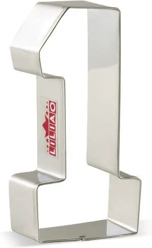 LILIAO Number One #1 Cookie Cutter, 3.93", Stainless Steel LILIAO Number One #1 Cookie Cutter, 3.93", Stainless Steel