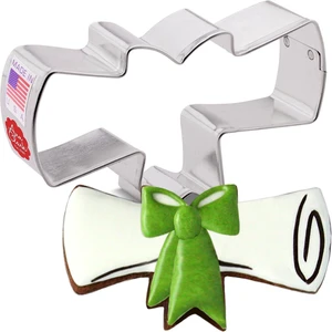 Ann Clark Diploma Graduation Cookie Cutter Large 4", Made in USA Ann Clark Diploma Graduation Cookie Cutter Large 4", Made in USA