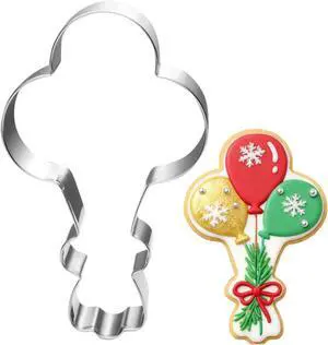 Balloon Cookie Cutter- 4.5" Diswasher Safe Balloon Cookie Cutter- 4.5" Diswasher Safe