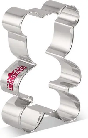 LILIAO Teddy Bear Cookie Cutter for Baby Shower - 2.7 x 3.9 inches LILIAO Teddy Bear Cookie Cutter for Baby Shower - 2.7 x 3.9 inches