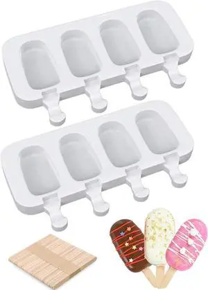Ouddy Life Popsicle Molds Set of 2, Ice Pop Molds Silicone Cake Pop Mold Ouddy Life Popsicle Molds Set of 2, Ice Pop Molds Silicone Cake Pop Mold
