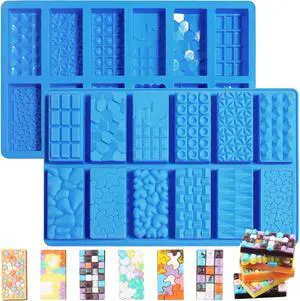 2026New 1inch Deep Small Chocolate Bar Mold for Mini Dubai, 2Pcs Candy Silicone Molds for Dubai Pistachio 2026New 1inch Deep Small Chocolate Bar Mold for Mini Dubai, 2Pcs Candy Silicone Molds for Dubai Pistachio